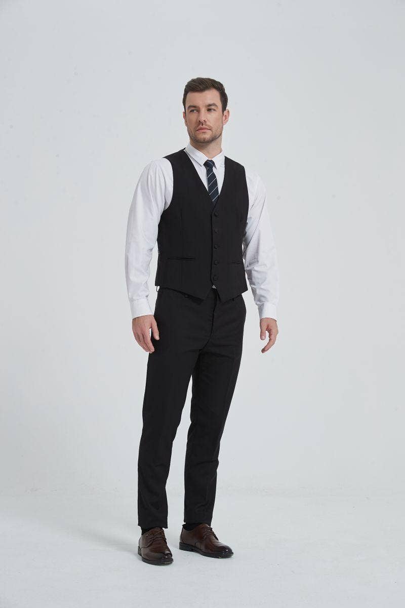 Costume 3 pieces noir (T46 à T58) COS-S061