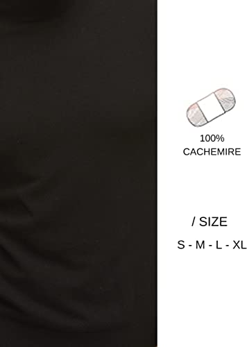 Chandail à col roulé à col montant - Hommes, 100 % cachemire